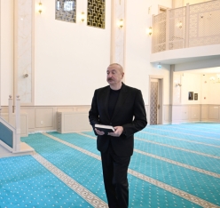 Hadrutda tikilmiş məscidin açılışı olub - FOTOLAR | FED.az