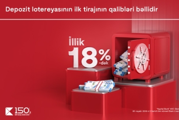 Kapital Bank-ın Depozit lotereyasının 1-ci tirajının qalibləri - BƏLLİ OLDU