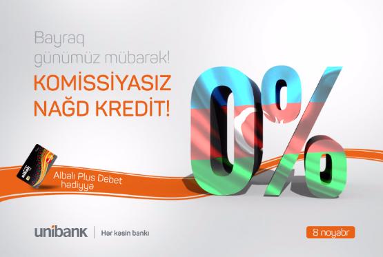 "Unibank"dan Bayraq günü hədiyyəsi