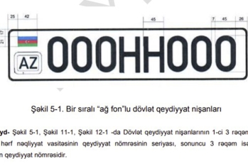Avtomobillərə 6 rəqəmli nömrələr də veriləcək?