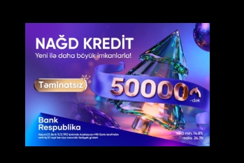 Bank Respublika ilə - Yeni il daha rahat!