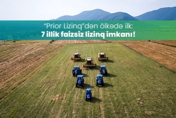 “Prior Lizinq”dən ölkədə ilk: 7 illik faizsiz lizinq imkanı! - VİDEO