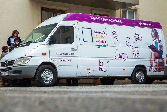 Azercell-in “Mobil Göz Klinikası” Ağdama gedir!