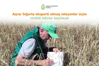 Aqrar sığorta eksperti olmaq istəyənlər üçün növbəti təlimlər keçiriləcək | FED.az