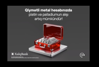 Xalq Bank qiymətli metallar üzrə yeni xidmətləri - İSTİFADƏYƏ VERDİ