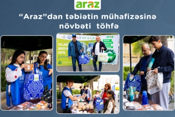 “Araz”dan təbiətin mühafizəsinə növbəti - TÖHFƏ