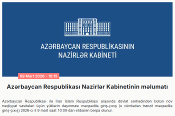 Azərbaycanla İran arasında yüklərin daşınması - [red]BƏRPA EDİLDİ - YENİ QƏRAR[/red] | FED.az