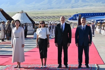 İlham Əliyev Qırğızıstana dövlət səfərinə gəlib - FOTOLAR | FED.az
