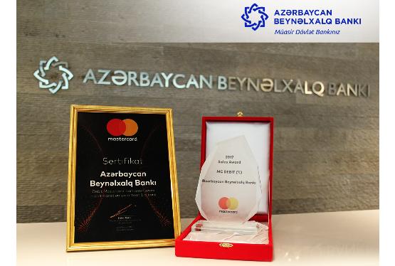 MasterCard Azərbaycan Beynəlxalq Bankını mükafatlandırdı