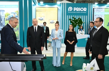 Prezident 19-cu “Caspian Agro Week” və 31-ci “InterFood Azerbaijan” sərgilərində - FOTOLAR | FED.az