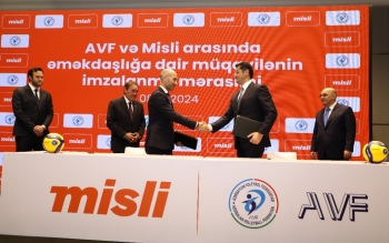 Misli-dən voleybola böyük dəstək – AVF ilə müqavilə imzalandı - [red]FOTOLAR[/red] | FED.az