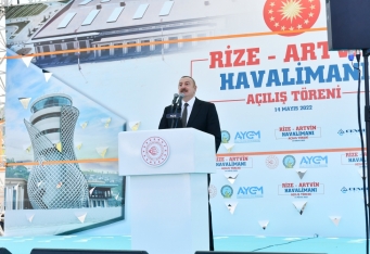 Azərbaycan və Türkiyə prezidentləri Rize-Artvin Hava Limanının - AÇILIŞ MƏRASİMİNDƏ - TAM MƏTN, FOTO, VİDEO | FED.az