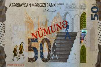 Azərbaycanın 50 manatlıq pul nişanı dünyanın ən yaxşı yeni banknotu - SEÇİLİB