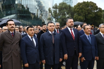 ATİB sədri Mürsəl Rüstəmov Türkiyənin Cümhuriyyət Bayramı münasibətilə keçirilən mərasimə qatılıb - FOTOLAR
