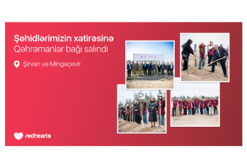 “Qəhrəmanlar bağı” layihəsi: Şəhidlərin xatirəsinə 543 ağac əkildi