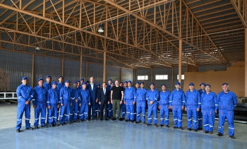 8,5 milyon manata tikilən Xocalı kərpic zavodunun açılışı olub - FOTOLAR | FED.az