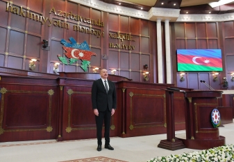 Prezident İlham Əliyev - AND İÇDİ - VİDEO[b][red] - YENİLƏNİB[/red][/b] | FED.az