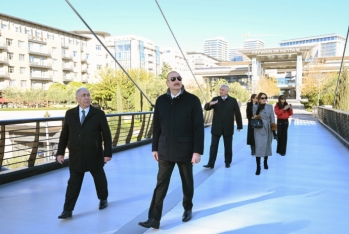 Prezident  “Bakı Ağ Şəhər”də olub - FOTOLAR - YENİLƏNİB