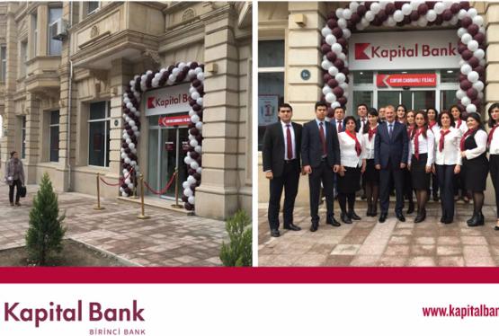 Kapital Bank daha bir filialının yenilənmiş ofisini istifadəyə verib