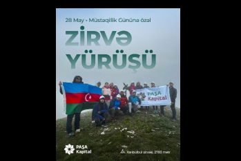 PAŞA Kapital əməkdaşları Müstəqillik Gününə özəl “Xarıbülbül zirvəsi”nə -[red] YÜRÜŞ ETDİ[/red] | FED.az
