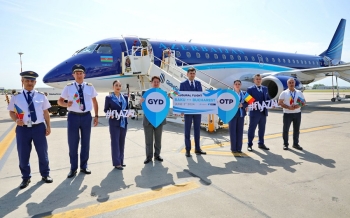 В Бухаресте состоялась торжественная церемония встречи первого рейса AZAL | FED.az