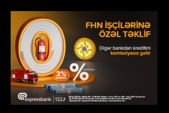 FHN işçilərinə - KOMİSSİYASIZ kredit təklifi