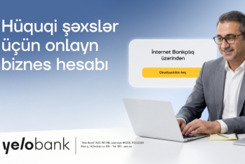 Hüquqi şəxslər banka gəlmədən - BİZNES HESABI AÇA BİLƏCƏKLƏR!