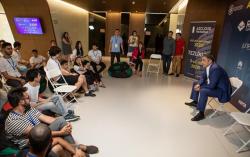 Nazir “AZCLOUD Hackathon 2019” müsabiqəsinin iştirakçıları ilə - GÖRÜŞÜB