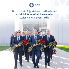 Əmanətlərin Sığortalanması Fondunun kollektivi Anım Günü ilə əlaqədar Zəfər Parkını ziyarət edib | FED.az