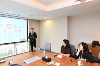 [red]"Xalq Bank"[/red] Eurasian Bank və Uzpromstroybank nümayəndə heyətlərini -[red] QƏBUL EDİB[/red] | FED.az