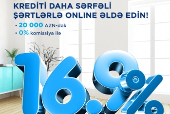 "Bank VTB (Azərbaycan)" kreditlər üzrə - Faiz Dərəcəsini Endirdi