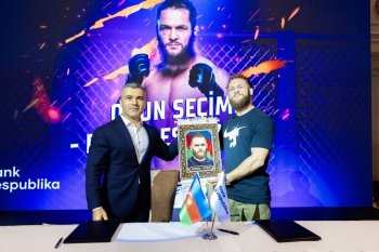 Банк Республика и звезда UFC Рафаэль Физиев подписали соглашение о сотрудничестве | FED.az