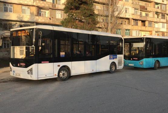 2 marşrutda yeni avtobuslar istifadəyə verilib