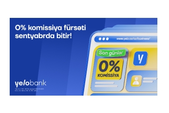 Yelo Bank-ın 0% komissiyalı - BİZNES KAMPANİYASINA QOŞULUN!