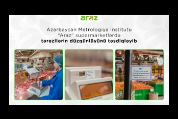 Azərbaycan Metrologiya İnstitutu “Araz” supermarketlərdə tərəzilərin düzgünlüyünü təsdiqləyib -[red] FOTOLAR[/red] | FED.az