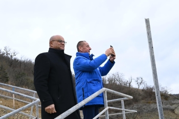Beynəlxalq kanoe federasiyalarının prezidentləri Sərsəng su anbarına baxış keçiriblər - FOTOLAR | FED.az