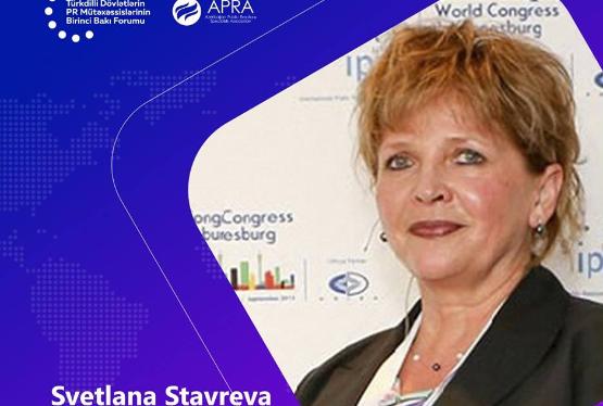 “Baku PR Forum 2019”un  spikeri - Svetlana Stavrevadır - PROQRAM