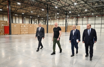 58 milyon investisiya, 400 işçi, 120 brend məhsul - İlham Əliyev Ağdamda tütün məhsulları müəssisəsinin açılışında - FOTOLAR | FED.az