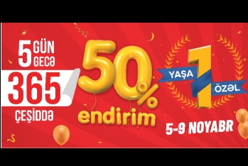 5 Gün 5 Gecə 365 məhsulda tam -[red] 50% ENDİRİM OLACAQ[/red] | FED.az