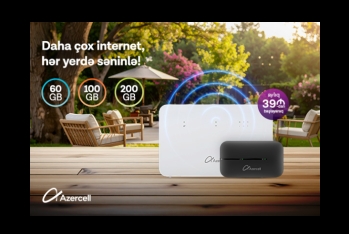 Оставайтесь онлайн с решениями «MiFi» и «Wi-Fi» от Azercell!