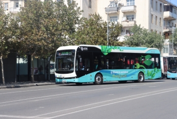 Bakıda ilk elektrik mühərrikli avtobus - XƏTTƏ BURAXILDI