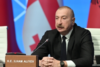 İlham Əliyev Cənub Qaz Dəhlizi Məşvərət Şurası çərçivəsində nazirlərin 12-ci iclasında iştirak edir - FOTOLAR