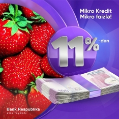 "Bank Respublika" Mikro Kredit faizlərini 11%-ə endirdi! | FED.az